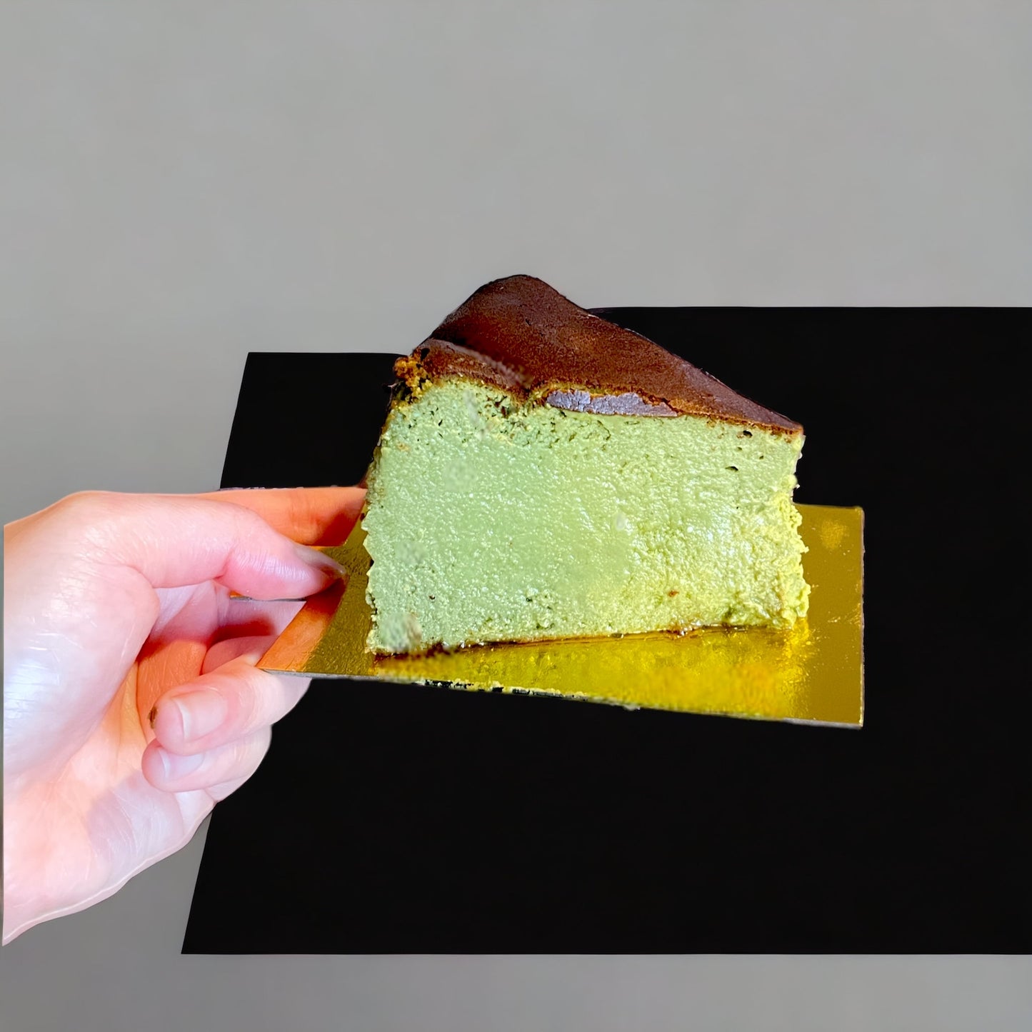 Matcha Basque Cheesecake