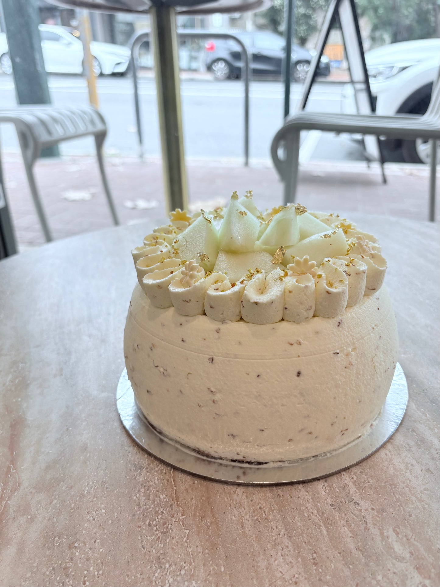 Melon Osmanthus Cake